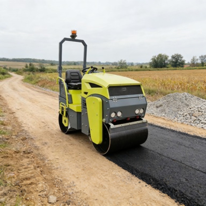 콤팩터 로드롤러 진동식 중장비 토양 아스팔트 롤러 디젤 - Heavy Equipment Construction 리뷰 및 가격