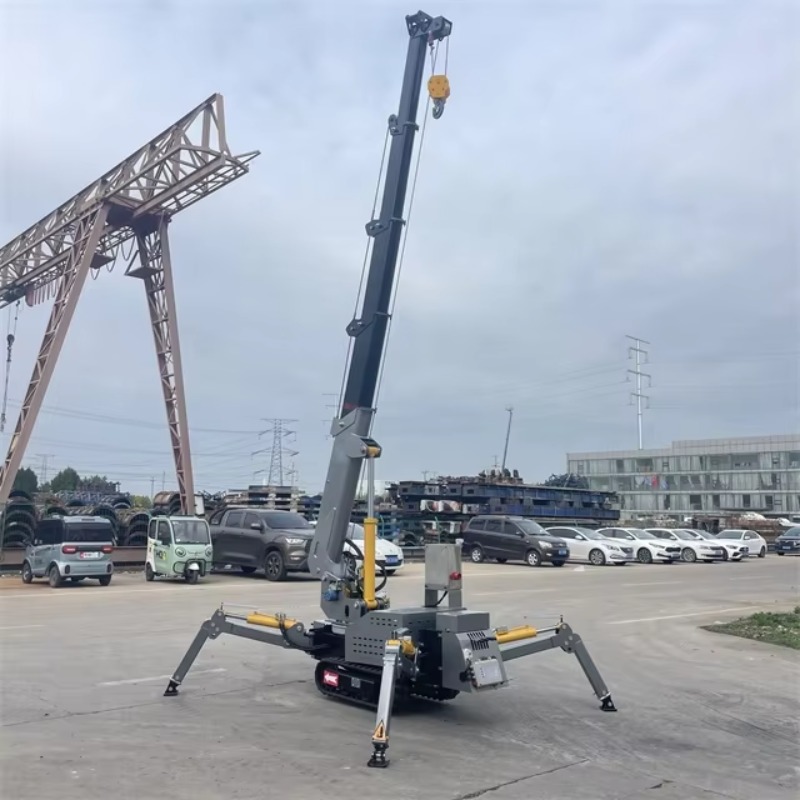 콤팩트 미니 스파이더 크레인 유압식 전동 리모컨 중량물 - Heavy Equipment Lift 리뷰 및 가격