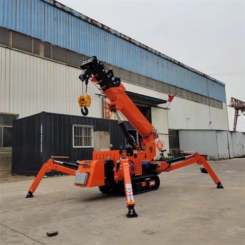 콤팩트 미니 스파이더 크레인 유압식 전동 리모컨 중량물 - Heavy Equipment Lift 리뷰 및 가격