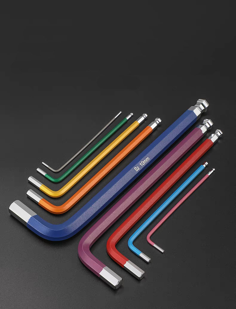 9개 산업용 볼 엔드 육각 키 세트, 고강도 색상 코드 - Heavy Equipment Key Set 리뷰 및 가격