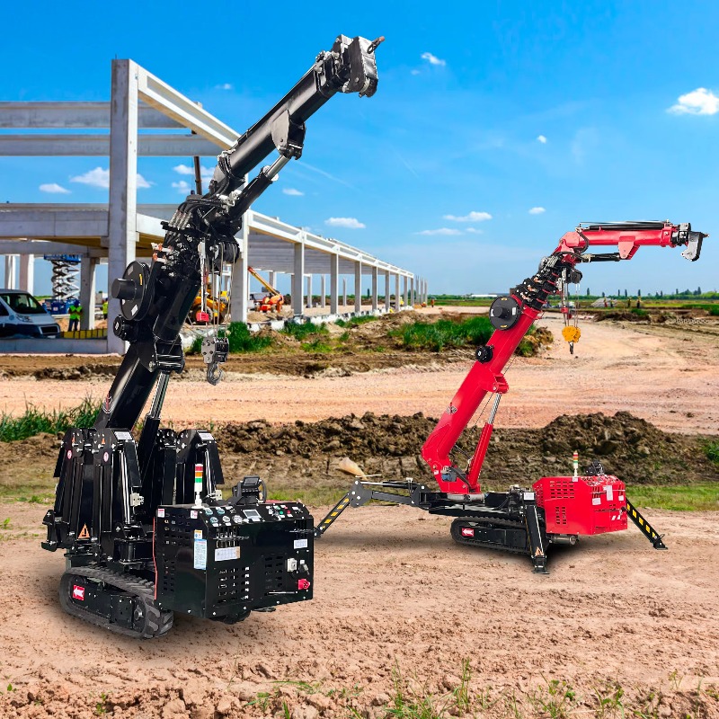 콤팩트 미니 스파이더 크레인 유압식 전동 리모컨 중량물 - Heavy Equipment Lift 리뷰 및 가격