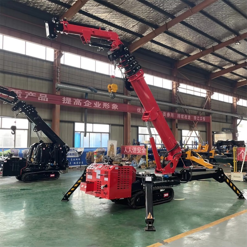콤팩트 미니 스파이더 크레인 유압식 전동 리모컨 중량물 - Heavy Equipment Lift 리뷰 및 가격