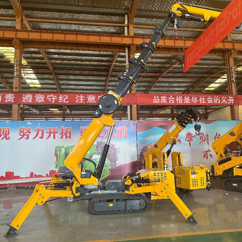 콤팩트 미니 스파이더 크레인 유압식 전동 리모컨 중량물 - Heavy Equipment Lift 리뷰 및 가격