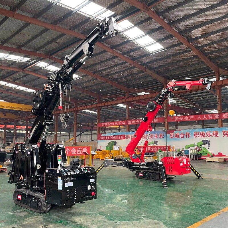 콤팩트 미니 스파이더 크레인 유압식 전동 리모컨 중량물 - Heavy Equipment Lift 리뷰 및 가격