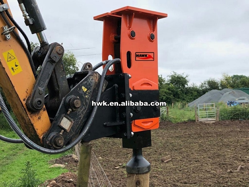굴삭기 유압식 펜스 포스트 파일 드라이버 램머 어태치먼 - Mini Excavator 리뷰 및 가격